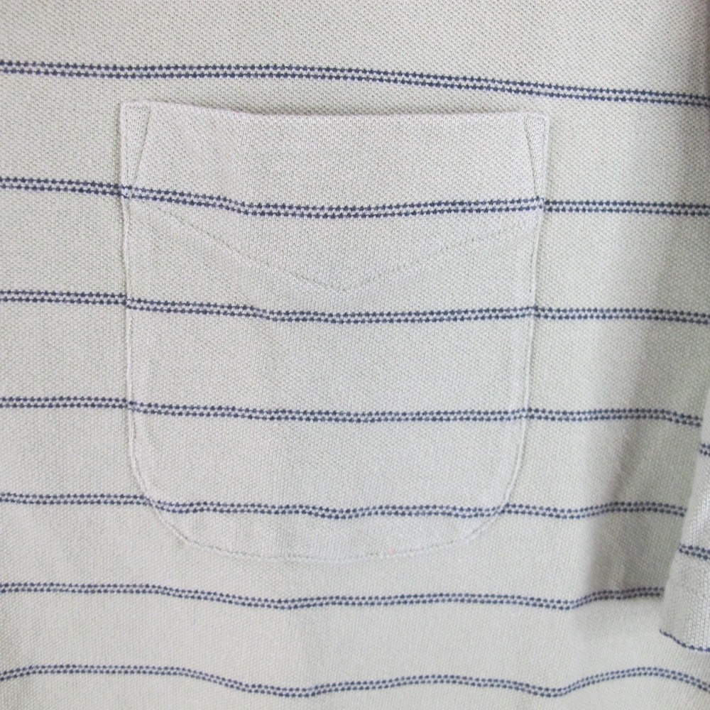 Vintage Chaps Golf Ralph Lauren Short Sleeve Polo Shirt Men's XXL Green Striped - Picture 3 of 7